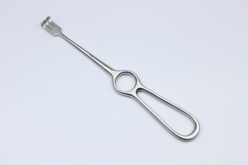 Ретрактор-гачок Сенна-Міллер, двокінцевий , 160 мм, 7 мм х 9 мм гострий 3 зубці, 18 х 6 мм Raj Impex 08-110